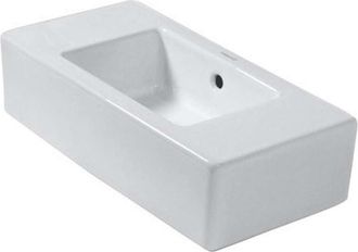 Duravit Duravit - Vero Lavabo Con Enjuague Manual, 50x25cm, 2 Agujeros Para