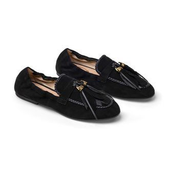 Tod's Feather Applique Loafers