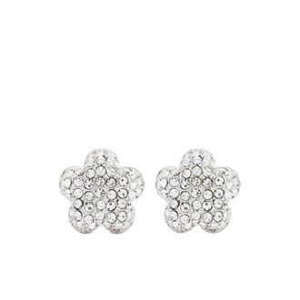 Marc Jacobs Accessoires, Dames, Grijs, ONE Size, Daisy Pav&eacute; Stud Oorbellen