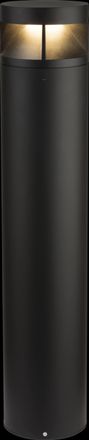 Netlighting Knightsbridge 230V IP65 26W IK08 LED Bollard 1000mm 3000K CBL26BK in Black