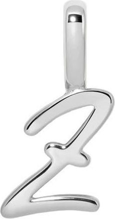 Made by Mary Script Initial Charm Silver in Silver Initial Z at Nordstrom