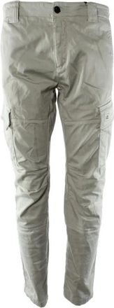 C.P. Company Cargo Broek - Heren - Slim Fit Broeken - Grijs - M - Katoen - Broeken