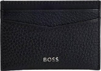 HUGO BOSS Metallic Logo Lettering Card Holder