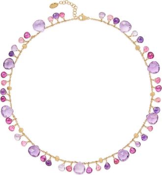 Marco Bicego Paradise 18K Yellow Gold Semiprecious Stone Charm Necklace in 18K Gold at Nordstrom, Size 16.5