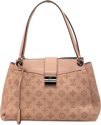 Louis Vuitton Magnolia Pink Leather Handbag Tote Bag (Pre-Owned)