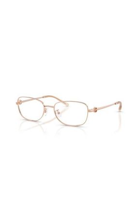 Tory Burch 53mm Rectangle optical glasses in Copper at Nordstrom