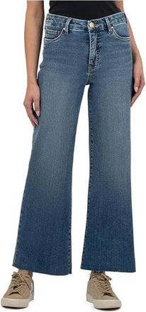 Kut from the Kloth KUT From The Kloth Meg High Rise Fab Ab Wide Leg Jeans Womens 27.5 Blue GBO2869