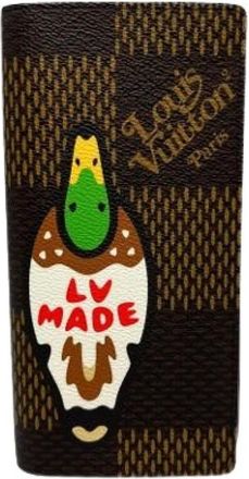 Louis Vuitton Pre-owned Wallets, male, Brown, Size: ONE SIZE Pre-owned Vintage Damier Canvas Long Wallet