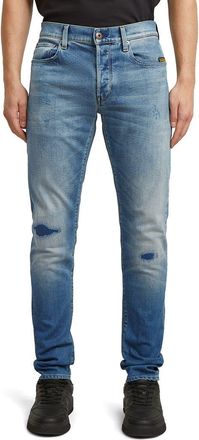 G-Star 3301 Slim Fit Jeans in Faded New Moon Restored at Nordstrom, Size 34 X 34