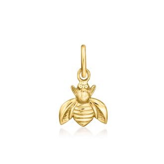 RS Pure by Ross-Simons Italian 14kt Yellow Gold Bumblebee Charm
