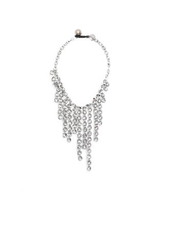 Maria Calderara Necklace Diamond Long Diamond Crystal Long Necklace