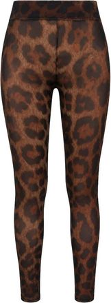 Philipp Plein Tule Leggings - Dames - Leggings - Bruin - S - Tule - Broeken