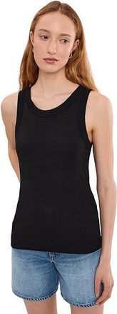 Michael Stars Paloma Tank Top Womens Clothing Black (US 0-12), Cotton/Nylon
