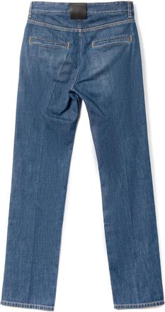 Lanvin Hand-Washed Straight-Fit Denim Jeans - Blue