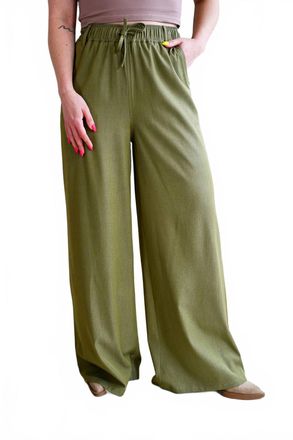 Greylin Womens Granite Street Pull On Pant In Green