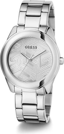 Guess Cubed Watch - Dames - Horloges - Grijs - ONE Size - Accessoires