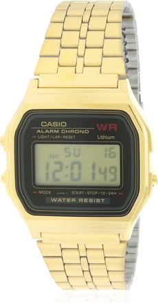 Casio Gold-Tone Alarm Chronograph Mens Watch