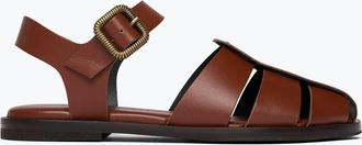 Freda Salvador Womens Sera Fisherman Sandal In Chocolate