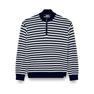 Paul & Shark Truien & Vesten, Heren, Blauw, 2Xl, Wol, Riviera Collectie Gestreepte Trui