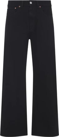 Our Legacy Zwarte Jeans Klassieke Pasvorm Katoen - Heren - Loose Fit Jeans - Zwart - W33 - Katoen - Jeans