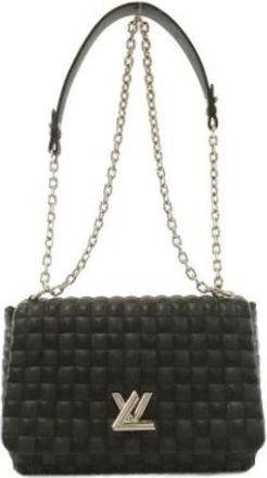 Louis Vuitton Pre-owned Shoulder Bag - Dames - Vintage Schoudertas - Zwart - ONE Size - Leer - Vintage