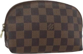 Louis Vuitton Pre-owned Clutches, female, Brown, Size: ONE SIZE Pre-owned Canvas Clutch