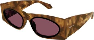 Alaia Aa0085s-003havana-havana-red