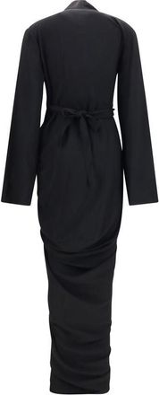 Rick Owens Womens Black Viscose Casual Dress