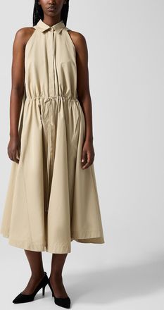 BOSS Womens Point collar poplin dress