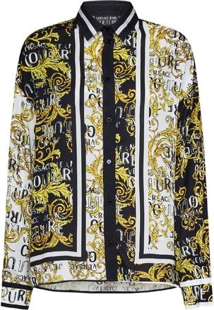 Versace Jeans Couture Multicolour Casual Shirt 74Hal 2C1Ns 237G89 - Dames - Overhemden - Veelkleurig - XS - Overhemden