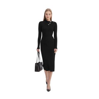 Guess Mujer, Vestidos, Negro, Talla: M
