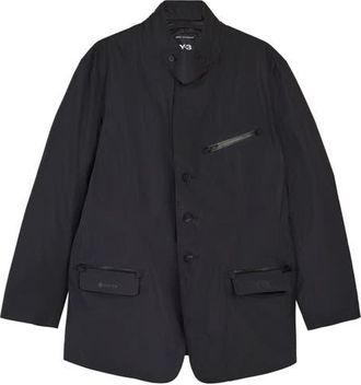 adidas Gore-Tex Waterproof Padded Recycled Nylon Blazer in Black at Nordstrom, Size Medium
