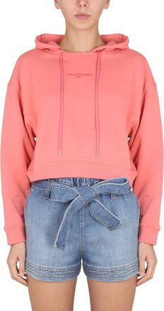 Stella McCartney Pink Logo Hood Sweatshirt