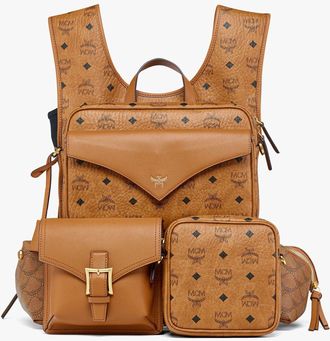 MCM Aren Multi-backpack In Visetos