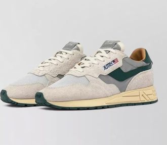 Autry sneakers round toe contrasting panels rubber sole