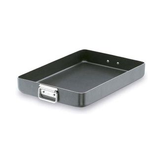 Lacor Bandeja Rustidera Lacor Aluminio Antiadherente Asa Abatible 40 X 30 X 6.2 Cm Bandeja Horno Antiadherente Lacor