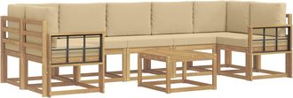 vidaXL Conjunto De Sof&aacute;s De Exterior 6 Uds. Vidaxl