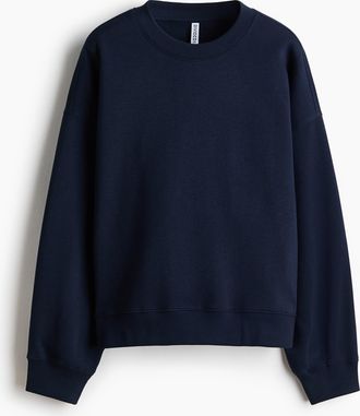 H&M Sweatshirt mit Motivprint - Marineblau