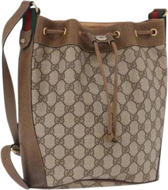 Gucci Pre-owned Vintage GG Canvas Bucket Bag - Pre-owned - Mujer - Beige - ONE SIZE