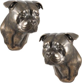 OEM American Staffordshire Terrier - Estatuilla De Perro, Busto Colgante, Decoraci&oacute;n &Uacute;nica Para Un Amante De Los Perros De Art-dog