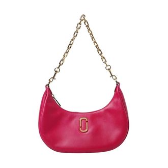 Marc Jacobs Stijlvolle Schoudertas met Ritssluiting - Dames - Schoudertassen - Roze - ONE Size - Leer - Tassen