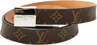 Louis Vuitton Pre-owned Belts, male, Brown, Size: ONE SIZE Pre-owned Monogram Standard Belt