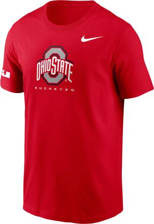 Nike Ohio State Courtside Nike Mens Dri-FIT College T-Shirt in Red | 02ET65NLJT-4Y2