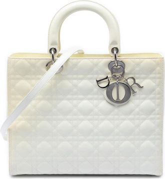 Dior Pre-owned Dior Large Lambskin Cannage Lady Dior Ladies 9OATIE5O53HIM9B6