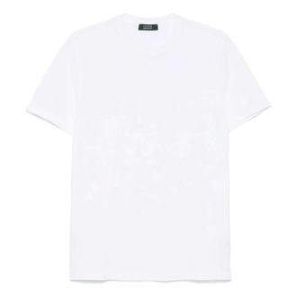 Zanone T-Shirts, male, White, Size: 3XL Casual T-Shirt Z0001