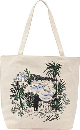 Karl Lagerfeld Shopper Bag - Dames - Shoppers - Beige - ONE Size - Tassen