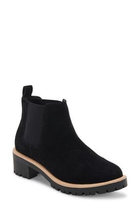 Blondo Mayes Waterproof Chelsea Boot in Black Sude at Nordstrom, Size 9.5