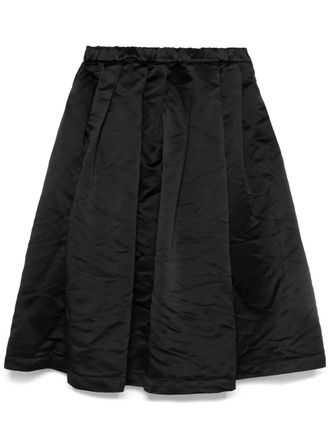 Comme Des Gar&ccedil;ons satin midi skirt - unisex - Polyester - M