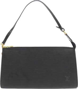 Louis Vuitton Epi Black Leather Pochette (Pre-Owned)