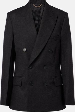 Victoria Beckham Double-breasted virgin wool blazer